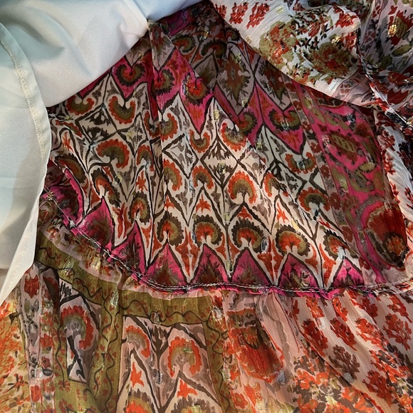 Multiprint, multicolor midi skirt size M - Picture 3 of 8